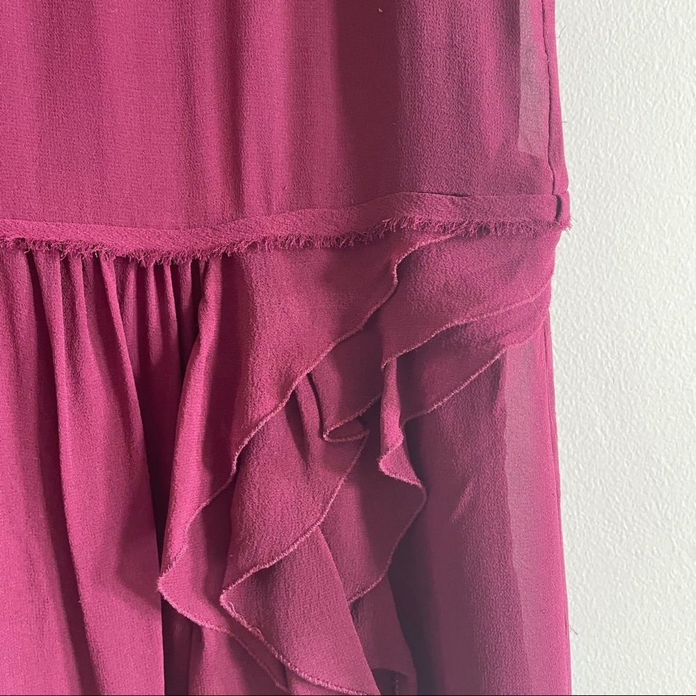 Theory 100% Silk, Lined Raspberry Tunic/Mini-Dress - image 3